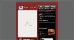 Desktop Screenshot of hotelsanrafael.com.ar